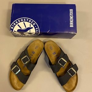 Arizona Midnight Blue Birkenstocks Size 40
